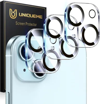 Produktbild von Kameraschutz für iPhone 15/15 Plus Schutzglas 9H Härte