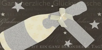 Produktbild von Geldkarte Gutscheinhülle Glückwunschkarte im Format 222x118cm mit Um