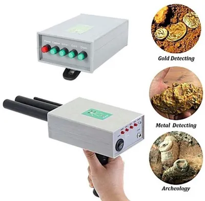 Image de Détecteur de métaux - Portable, double sonde - Profondeur de détection : 20 mètres - Portée : 1000 mètres - Pour la recherche de trésors
