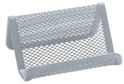 Produktbild von Q-Connect® KF04729 Visitenkartenaufsteller Metalldraht - silber