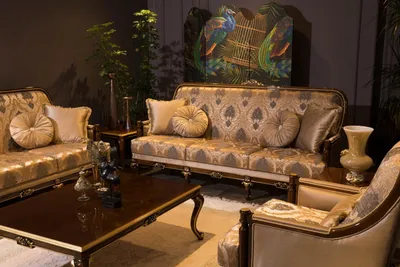 Produktbild von Dreisitzer Luxus Sofa 3 Sitzer Sofas Sitz Stoff Design Couch Möbel Stil Textil