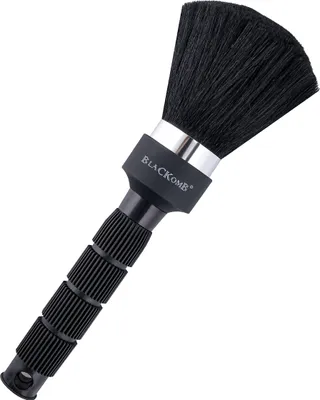Produktbild von Ponik’s - Nackenpinsel, Friseur Zubehör, Friseurpinsel, Soft Haarpinsel, Nackenbürste, mit Ergonomischem Griff, Schwarz