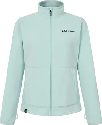 Hellblaue Berghaus Prism 2.0 Micro InterActive Fleecejacke mit Stehkragen und durchgehendem Reißverschluss