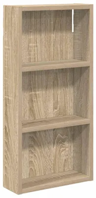 Produktbild von Eleganten-Stil Badezimmer-Wandschrank 1 PC,Modernes Design,Badmöbel,Badezimmer,mit Regal Sonoma-Eiche 30x10x60,5 cm - Spiegelschränke - Möbel26
