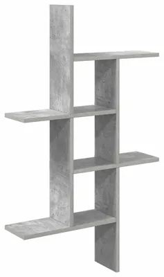 Produktbild von vidaXL Wandregal Betongrau 61 x 15 x 102 cm Holzwerkstoff
