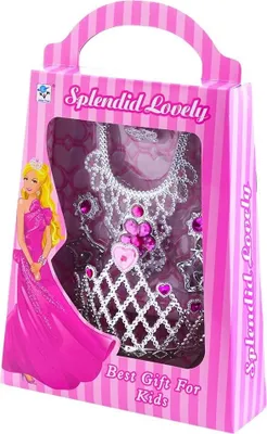 Produktbild von Schmuckset für kleine Prinzessinnen - 3-teilig pink