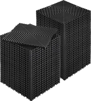 Image de Tapis de drainage emboîtable Dalle de sol modulaire Coussin de drainage 12 po x 12 po