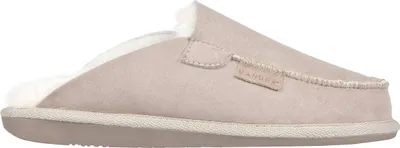 Produktbild von Vanuba - Damen Hausschuhe Awassi Moderne Pantoffeln Echtleder Natur Wolle D005 Beige-Weiß, Größe 36 EU