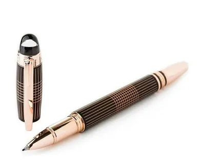 Produktbild von Montblanc Starwalker Red Gold Metal Line Roller Ball Fine Liner ID 106868
