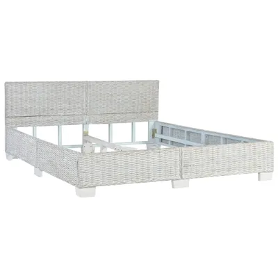 Immagine prodotto di Struttura letto in rattan naturale grigio 160 x 200 cm
