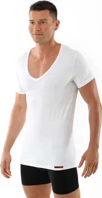 Produktbild von ALBERT KREUZ Herren Unterhemd deep-v-neck-shirt weiß, 04/S
