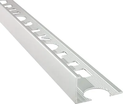 Produktbild von Alu L-Profil Fliesenschiene Fliesenprofil silber poliert L270cm 10mm