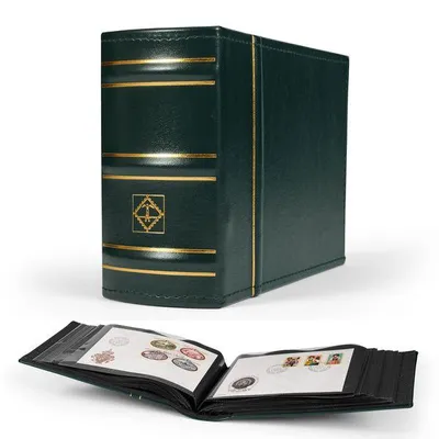 Produktbild von Album für bis zu 100 FDCs o. Briefe bis zu 195x130 mm, grün