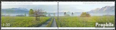 Produktbild von Briefmarken Liechtenstein 2010 Mi 1564-1565 Paar (kompl.Ausg.) gestempelt Panorama