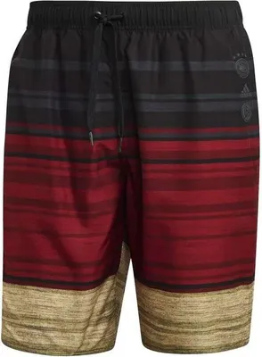 Produktbild von adidas DFB CLX Badeshort CL Gr.4 schwarz-rot-gold (FS1323)
