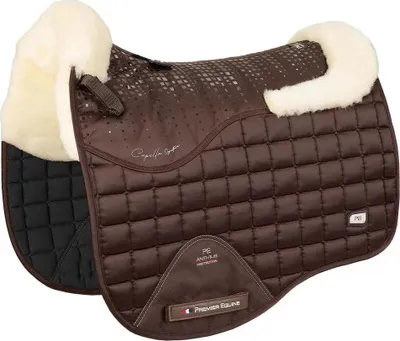 Zdjęcie produktu dla Premier Equine Capella Cc Merino Wool Dressage Satteldecken Braun Full Braun Full
