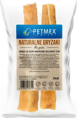 Produktbild von PETMEX Gerollte Schweinehautkrokette 12cm 2St