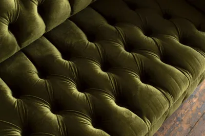 Produktbild von Chesterfield 2 Sitzer Wohnzimmer Couch Sofa Polster Sitz Textil Stoff Garnitur