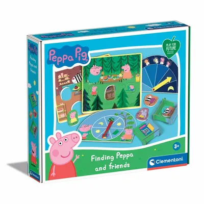 Produktbild von Clementoni Peppa Pig Finding Peppa and Friends Travel/Adventure board game de