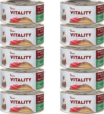 Obrázek produktu pro Akinu VITALITY Tuňák & síh konzerva pro kočky 10 x 70 g