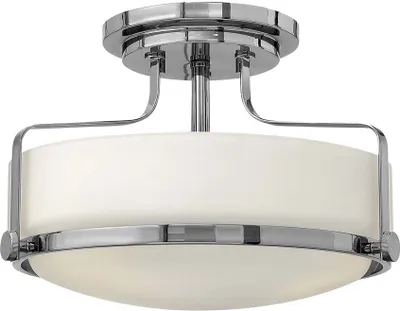 Produktbild von Elstead Harper Deckenleuchte E27 3-fach 25cm Small Poliertes Chrom