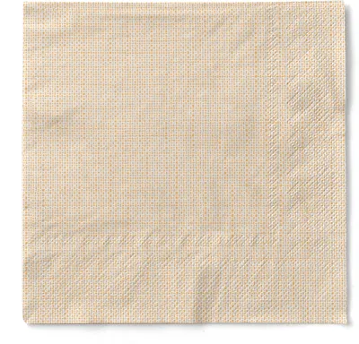 Produktbild von Sovie HORECA Serviette Mailand in Terrakotta aus Tissue 33 x 33 cm, 3-lagig, 100 Stück