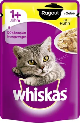Produktbild von Whiskas 5900951263187, Junior, Huhn, Gemüse, 85 g