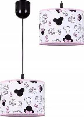 Image de Lampe Suspendue Pour Enfants Mickey Mouse Abat-Jour Fille Lampe Led Moderne
