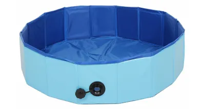 Produktbild von Planschbecken für Hunde blau Durchmesser 120 cm