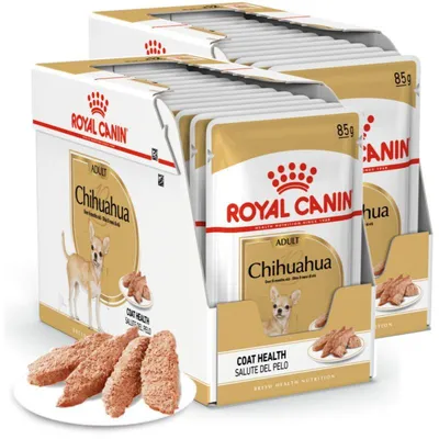 Produktbild von Royal Canin BHN Chihuahua Adult 24x85g Feuchtfutter Pastete Für ausgewachsene Hunde der Rasse Chihuahua