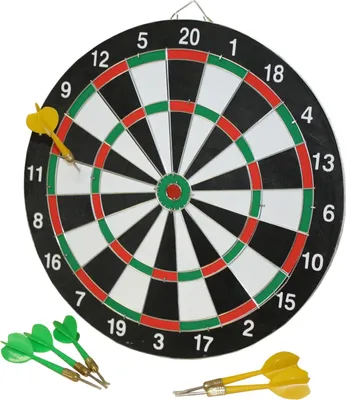 Produktbild von Idena Dartscheibe mit Darts Dartboard mehrfarbig