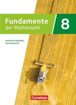 Produktbild von Fundamente der Mathematik 8. Schuljahr. Nordrhein-Westfalen - Schülerbuch