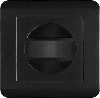 Immagine prodotto di ORNO | Sensore Di Movimento - Da Incasso 160° - Nero - Controllo Automatico Della Luce - Risparmio Energetico
