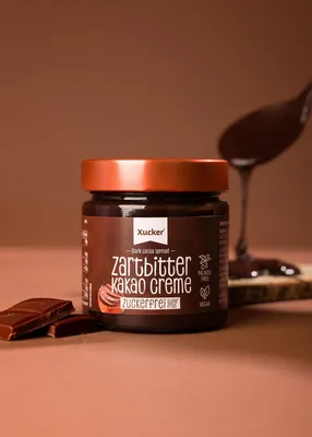 Produktbild von Xucker Zartbitter Kakao Creme, zuckerfrei mit Xylit, 200g