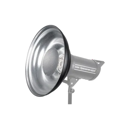 Produktbild von 41,2 cm/16 Zoll Reflektor Beauty Dish Diffusor fuer Studiofotografie mit Wabengitter und weichem Tuch fuer Bowens Mount Speedlite Blitzlicht, silberne Innenflaeche