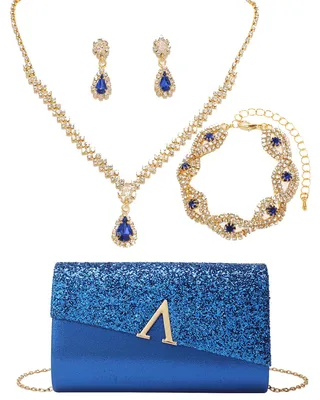 Productafbeelding van OUAYEMEL Glanzende avondclutch voor dames, glinsterende handtas