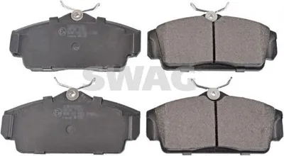 Produktbild von SWAG Bremsbeläge Satz Vorne Bremsklötze für NISSAN ALMERA II Hatchback (N16) 82 91 6388