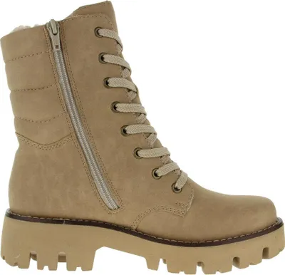 Imagen del producto de Zapatos de cordones para mujer Rieker, color beige, estilo casual
