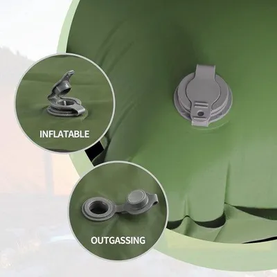 Produktbild von Autocampingmatras mit Kissen und Fußpumpe für Outdoor-Aktivitäten