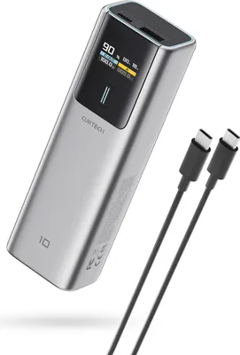 Image de Powerbank Cuktech Ckpb100Pglbl 150 W 10 000 mAh USB-C USB-A - Gris