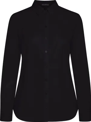 Produktbild von fransa FRZashirt Damen Langarmshirt Langarmbluse Bluse Hemdbluse Stehkragen mit Stretch