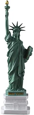 Zdjęcie produktu dla Miedziana statuetka Statuy Wolności – metalowa figurka z Ameryki, Nowy Jork – dekoracja