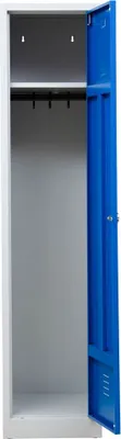 Produktbild von Gürkan Spind lichtgrau, enzianblau 104916, 1 Schließfach 40,0 x 50,0 x 180,0 cm