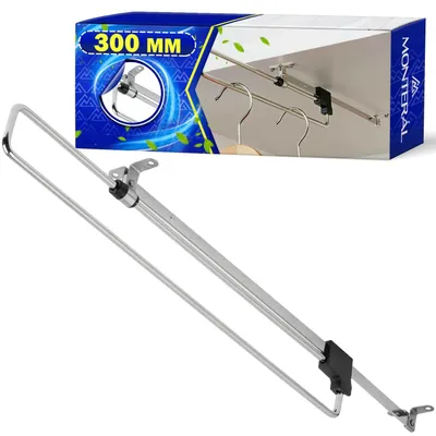 Ausziehbarer Kleiderbügel 300 mm Edelstahl Teleskop