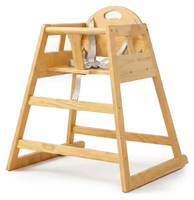 Image de Chaise pour enfant en bois avec harnais à 5 points