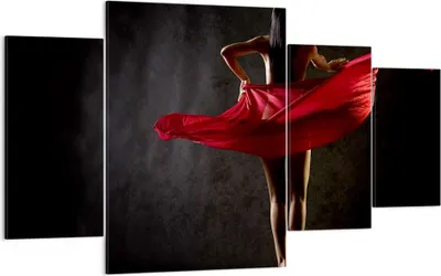 Produktbild von Bild auf Leinwand - Leinwandbild - Schönheit Körper Tänzer Mädchen - 160x90cm - Wand Bild - Wanddeko - Leinwanddruck - Bilder - Kunstdruck - Leinwand bilder - Wandkunst - DL160x90-2160