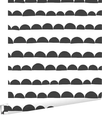 Produktbild von ESTAhome Tapete grafisches Motiv Schwarz-Weiß 53 cm x 10.05 m