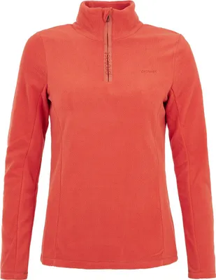 Produktbild von PROTEST Damen Rolli Skipullover MUTEZ 1/4 zip top TOSCA RED 36