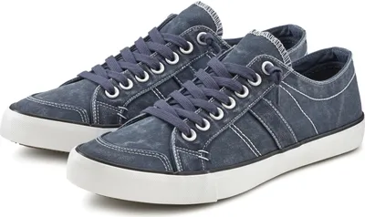 Produktbild von AUTHENTIC LE JOGGER Sneaker Textilschuh, Stoffschuh, Schnürschuh, Halbschuhe, Freizeitschuhe blau Größe 42