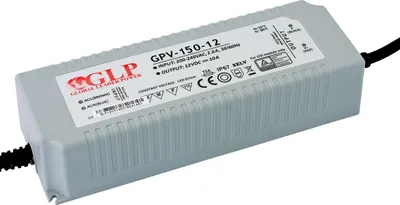 Zdjęcie produktu dla Zasilacz LED napięciowy 12V 120W 10A GPV-150-12 GLP hermetyczny